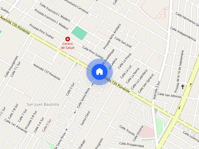 Casa disponible en renta en AV. 135 PTE, 11 SUR FRACC. JARDINES DE SANTA ROSA, Colonia Jardines de Santa Rosa, C.P. 72495