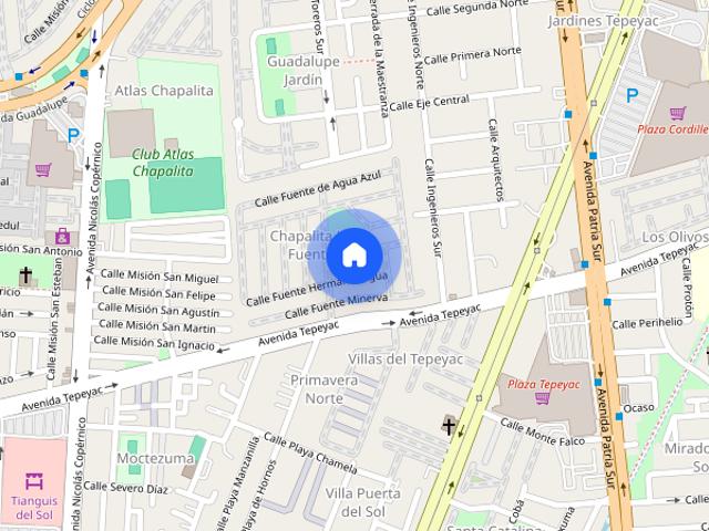 Casa disponible en renta en INGENIEROS SUR, Colonia Chapalita las Fuentes, C.P. 45030