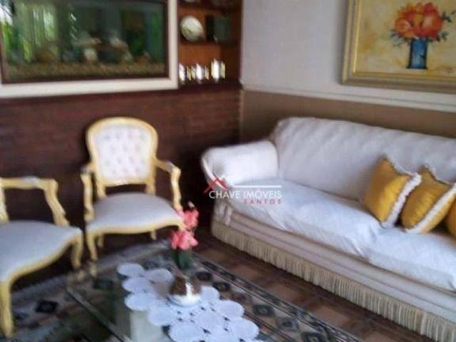 Casa em Morro de Nova Cintra, Santos/SP de 376m² 4 quartos à venda por R$ 2.200.000,00