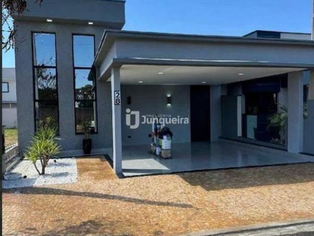 Casa em Condomínio à venda, 3 quartos, 1 suíte, 2 vagas, Residencial Ágape Piracicaba/SP