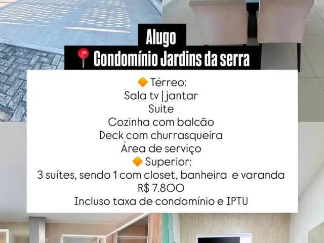 Casa em condomínio fechado com 3 quartos para alugar na Avenida Jardins da Serra, Luzardo Viana, Maracanaú