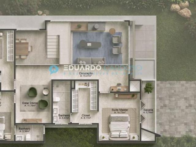 Casa em Condomínio para Venda em Capão da Canoa, Curumim, 4 dormitórios, 4 suítes, 5 banheiros, 2 va
