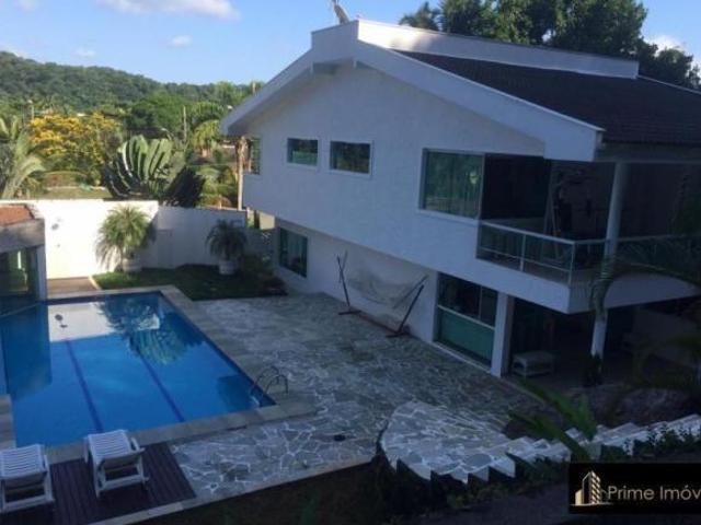 Casa em Condomínio para Venda em Guarujá, Cond. Albamar, 5 dormitórios, 5 suítes, 6 banheiros, 8 vag