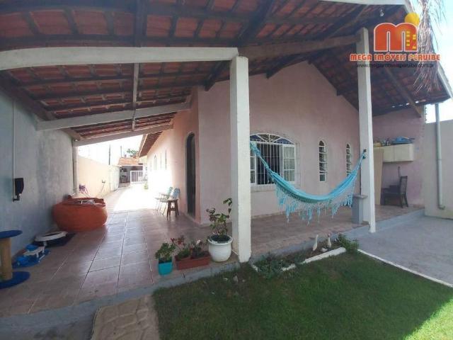 Casa Em Estância Balneária Maria Helena Novaes, Peruíbe/sp de 131 m² 3 Quartos À Venda por R$400.000