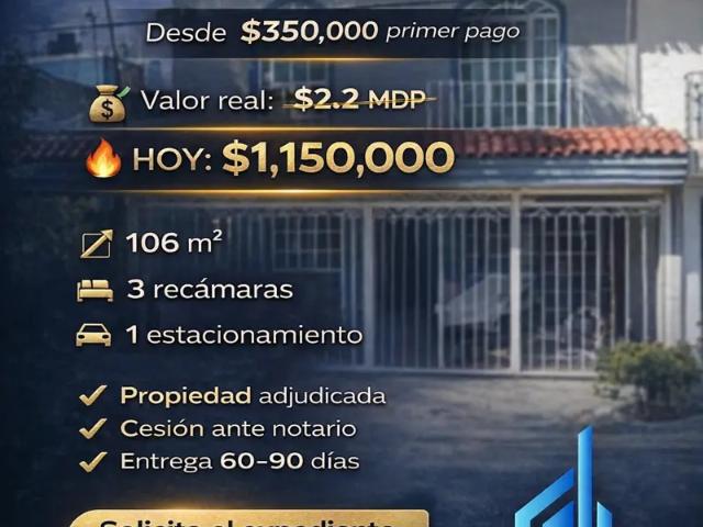 ? Casa en oportunidad bancaria en Guadalajara