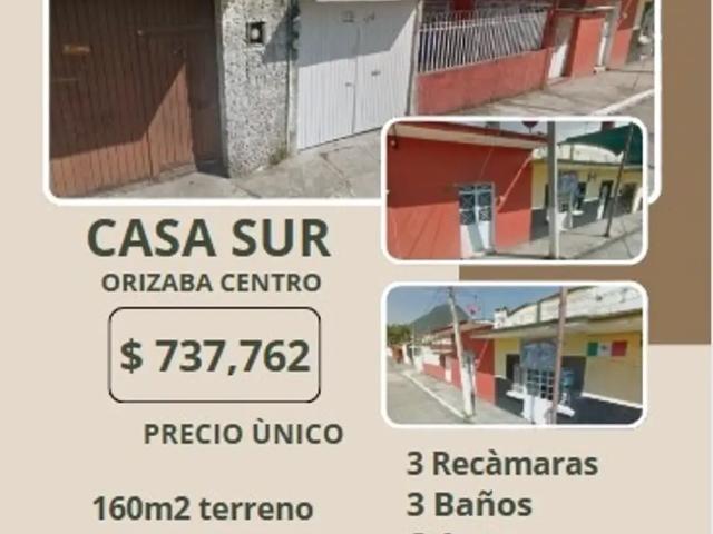 CASA EN ORIZABA CENTRO VERACRÙZ