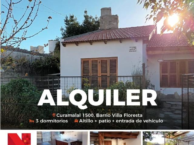 Casa en Alquiler en Curamalal 1500, Villa Floresta, Bahía Blanca