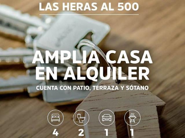 Casa en Alquiler en Las Heras 500, Bahía Blanca