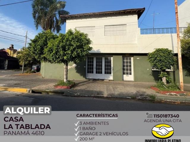 Casa en alquiler La Tablada 3 ambientes