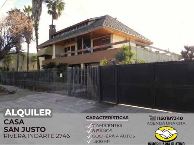 Casa en alquiler San Justo 7 ambientes