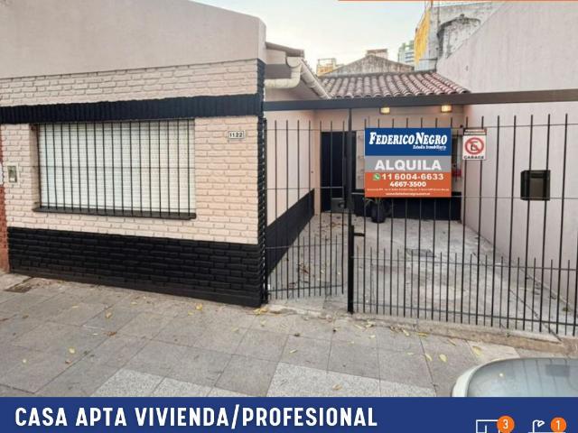 Casa en alquiler 3 ambientes