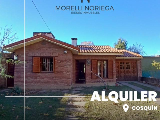CASA EN ALQUILER 3 DORMITORIOS COSQUIN
