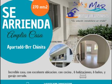 Casa en arriendo Calle 104 59 56, Apartadó, Antioquia, Col