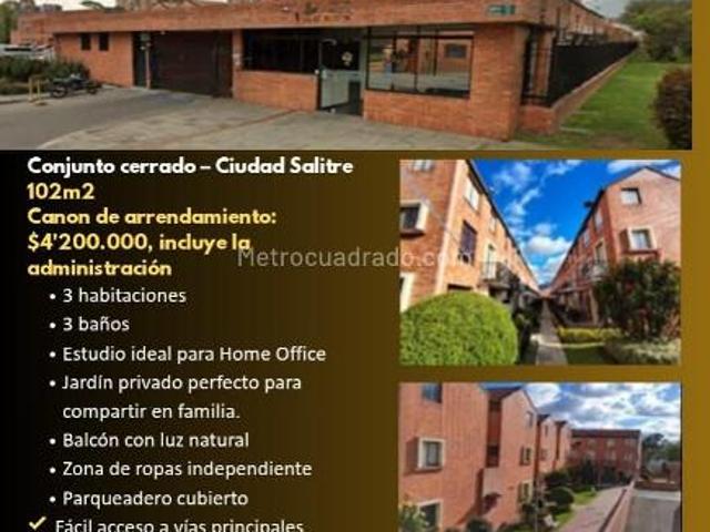 Casa en Arriendo, CIUDAD SALITRE SUR ORIENTAL Centro Nariño, Bogotá D.C