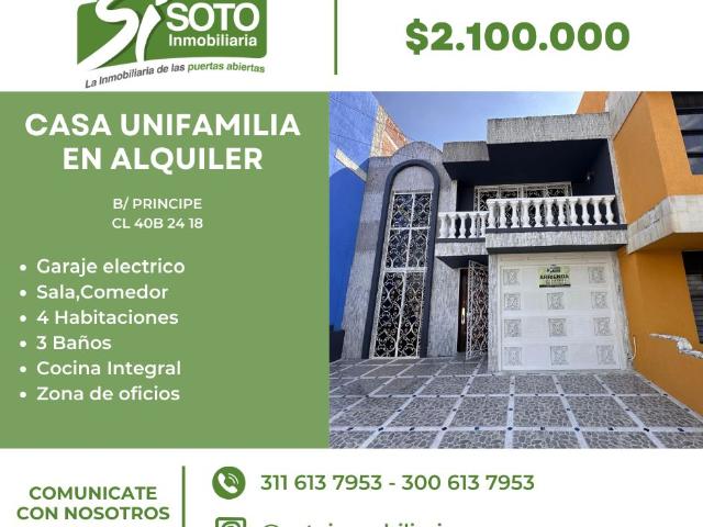 Casa en arriendo, El príncipe
