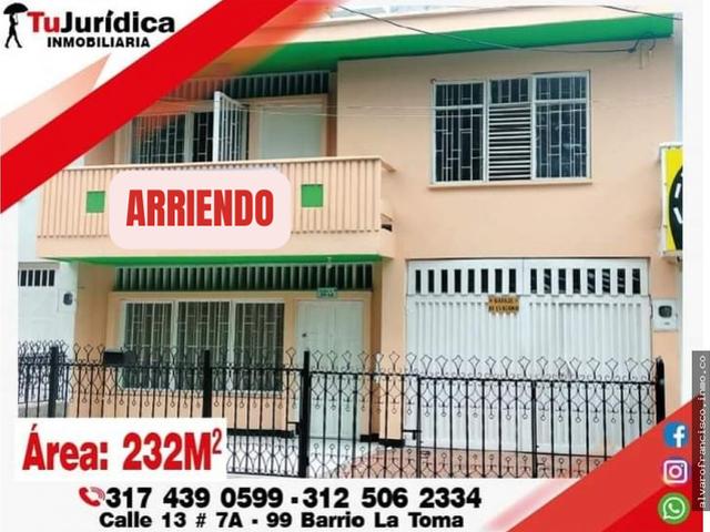 Casa en arriendo en Neiva