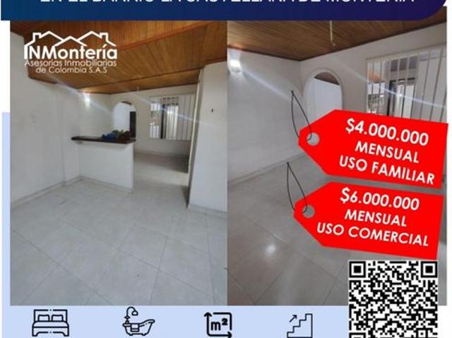 Casa en arriendo en Comuna 8