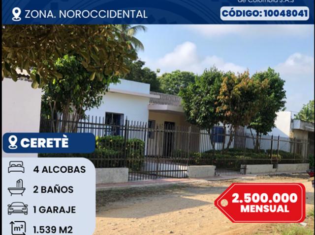 Casa en arriendo en Comuna 8