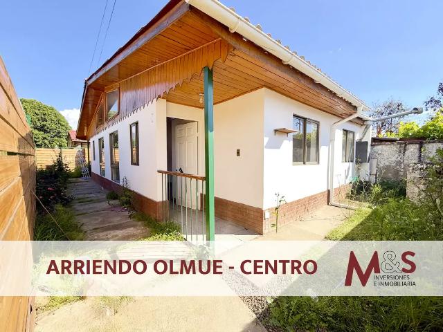Casa En Arriendo En Pleno Centro De Olmué 3d Y 2b