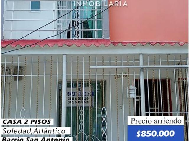 Casa en arriendo en Soledad