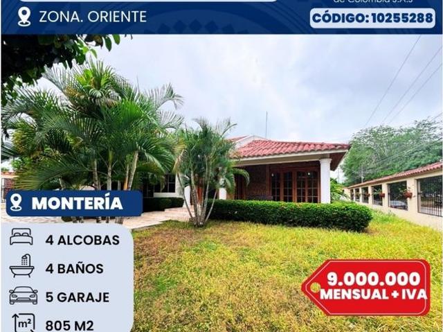 Casa en arriendo La Castellana, Montería
