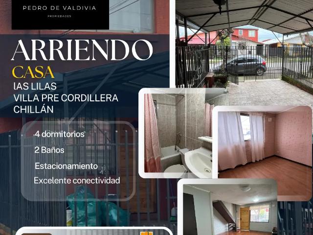 Casa En Arriendo | 3 Dormitorios | Sector Las Lilas Chillán