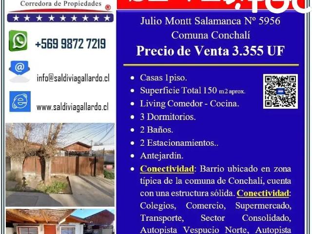 Casa en Conchalí