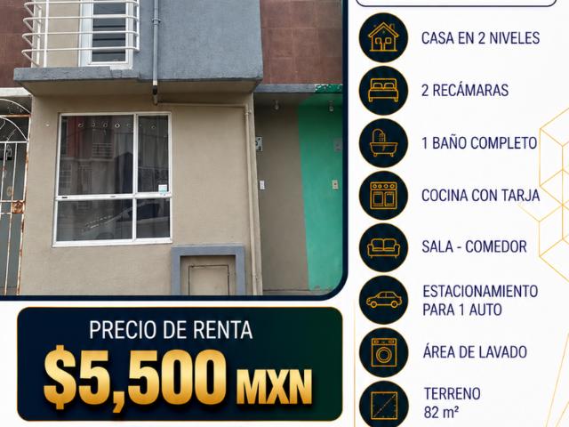 Casa en condominio en renta Tultepec, Estado De México, 54980, México