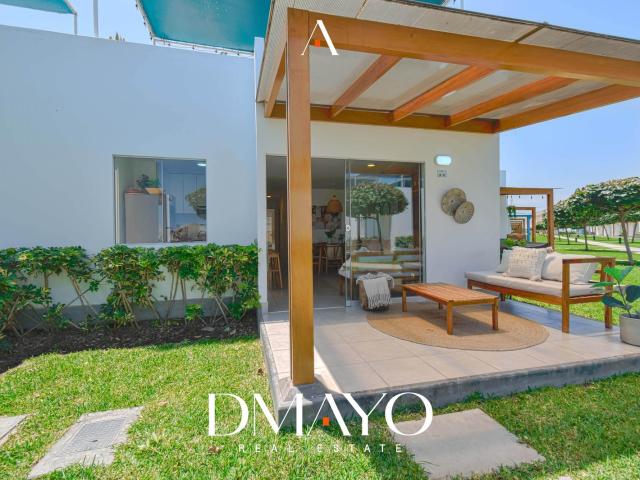 CASA EN CONDOMINIO KALA / PRIMERA FILA/ 2 PISOS con VISTA AL MAR/ AMOBLADA Y EQUIPADA