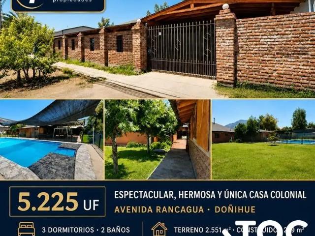 Casa en Doñihue
