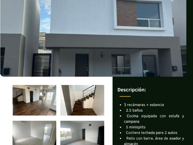 Casa en fraccionamiento en renta Via Brescia, Juárez, Chihuahua, México