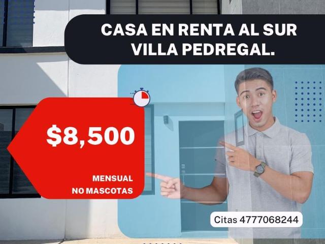 Casa en fraccionamiento en renta Villa Pedregal, Av. Universidad, San Juan De Otates, León, Guanajuato, México