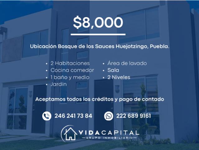 Casa en fraccionamiento en renta Huejotzingo, Puebla