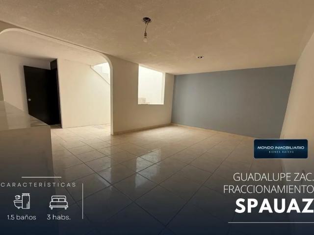 CASA VENTA FRACCIONAMIENTO SPAUAZ