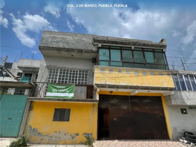 CASA EN LIQUIDACION EN COL. 2 DE MARZO, PUEBLA CERCA A LA PREPA CALDERON