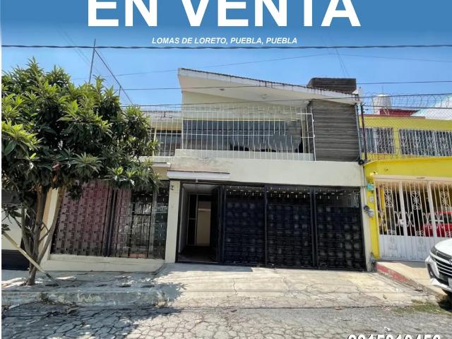 CASA EN LIQUIDACION FRACCC LOMAS DE LORETO, PUEBLA, CERCA A PARQUE PUEBLA, NEGOCIABLE