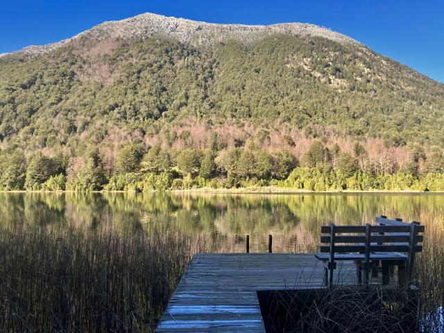 Casa en parcela de 1 hectarea a orilla en Lago Tinquilco, Parque Nacional Huerquehue
