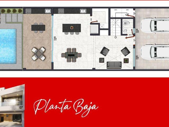 Casa en pre venta con Alberca en Laguitos