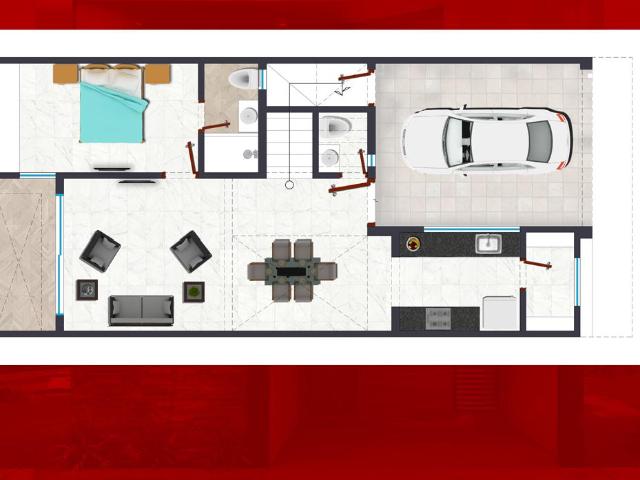 CASA EN PRE VENTA CON RECAMARA EN PLANTA BAJA EN EL FRAC. EL DIAMANTE