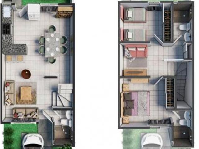 Casa en Privada Fiori