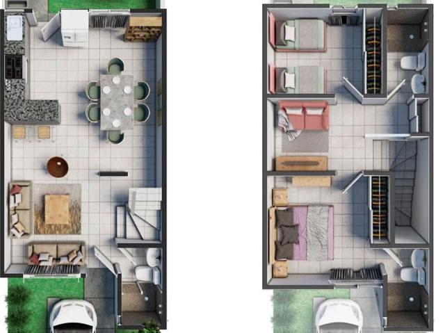 Casa en Privada Fiori