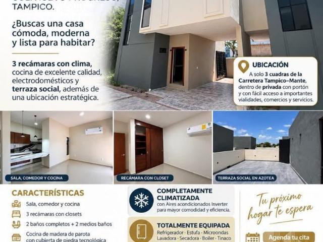 Casa en renta Nuevo Progreso, Tampico, Tampico