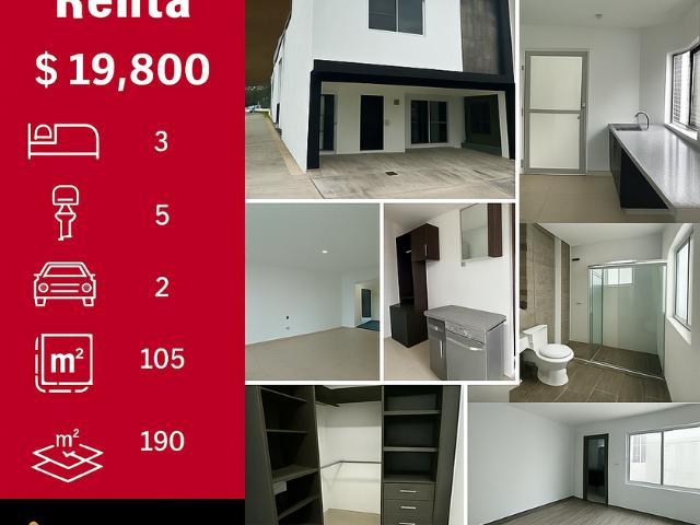 Casa en renta Avenida Doctor Ángel Leaño, Los Robles, Zapopan, Jalisco, 45134, Mex
