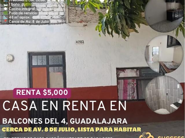 Casa en Renta – Balcones del Cuatro, Guadalajara