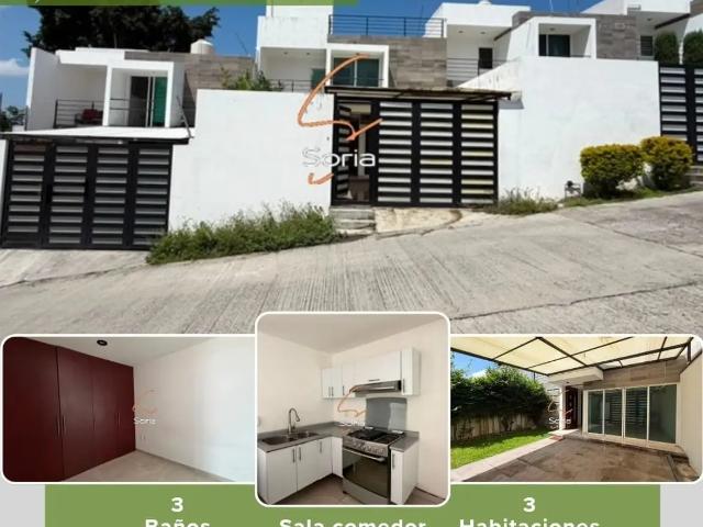 CASA EN RENTA CUAUTLA MORELOS. ! Excelente ubicación a solo unas cuadras de Soriana a la entrtada