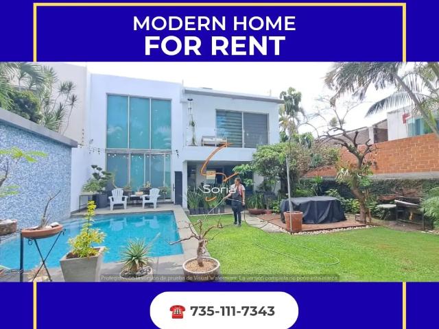 CASA EN RENTA CUERNAVACA MORELOS AMUEBLADA EN RENTA – VISTA HERMOSA