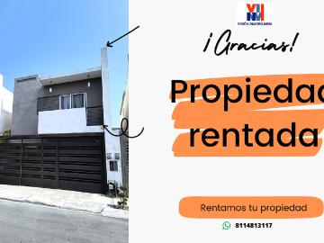 Casa en renta Calle Diego Velázquez, Cerrada México Sector Conquistadores, Guadalupe, Nuevo León, 67130, Mex