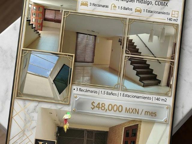 Casa en renta Calle Lago De La Mancha, Granada, Polanco, Ciudad De México, Miguel Hidalgo, Ciudad De México, 11520, México