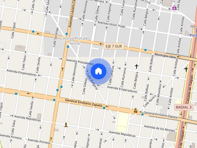 Casa en renta de 2 niveles con excelente ubicación, a pasos de Eje 7 Sur