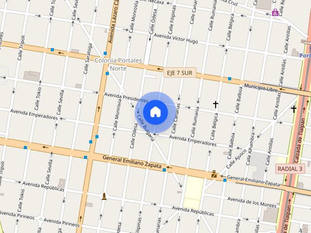Casa en renta de 2 niveles con excelente ubicación, a pasos de Eje 7 Sur